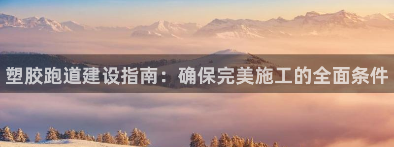 谈球吧官网在线入口手机版下载：塑胶跑道建设指南：确保