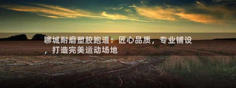 谈球吧体育官方入口：聊城耐磨塑胶跑道：匠心品质，专业铺设
，打造完美运动场地