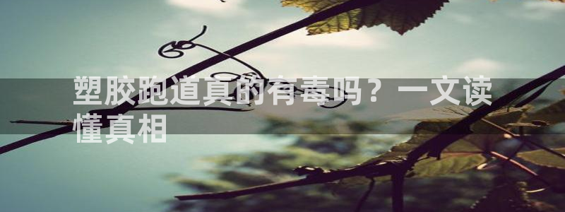 谈球吧不出款：塑胶跑道真的有毒吗？一文读
懂真相