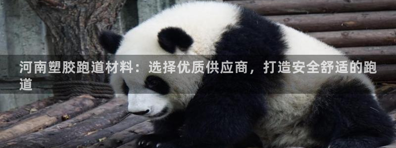 谈球吧官网app：河南塑胶跑道材料：选择优质供应商，打造安全舒适的跑
道