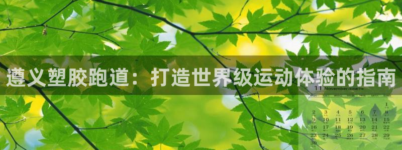 谈球吧体育app下载官网手机版：遵义塑胶跑道：打造世界级运动体验的指南