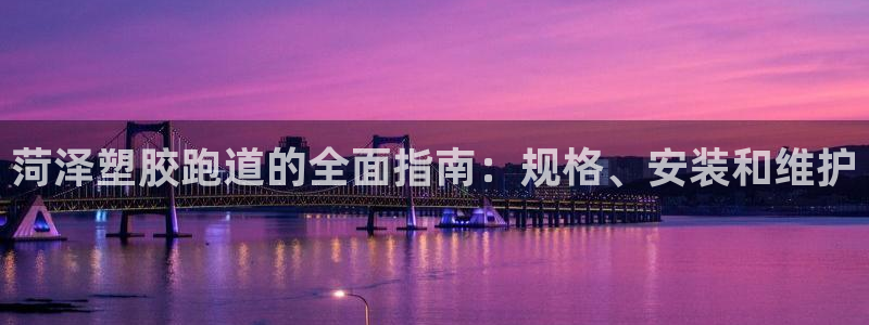 谈球吧平台app下载网址：菏泽塑胶跑道的全面指南：规格、安装和维护