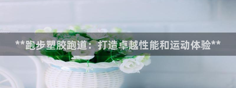 谈球吧体育app下载官网苹果手机：**跑步塑胶跑道：打造卓越性能和运动体验**