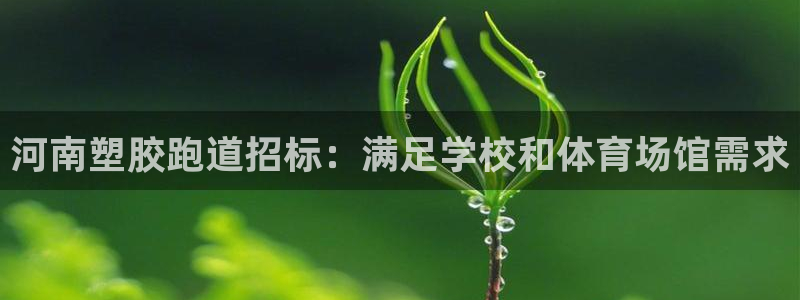 谈球吧官网在线入口免费观看高清视频：河南塑胶跑道招标：满足学校和体育场馆需求