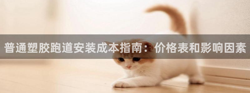 谈球吧网页版在线入口：普通塑胶跑道安装成本指南：价格