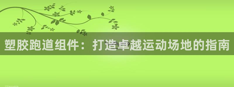 谈球吧App：塑胶跑道组件：打造卓越运动场地的指南