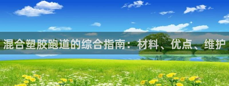 谈球吧APP开元：混合塑胶跑道的综合指南：材料、优点、维护