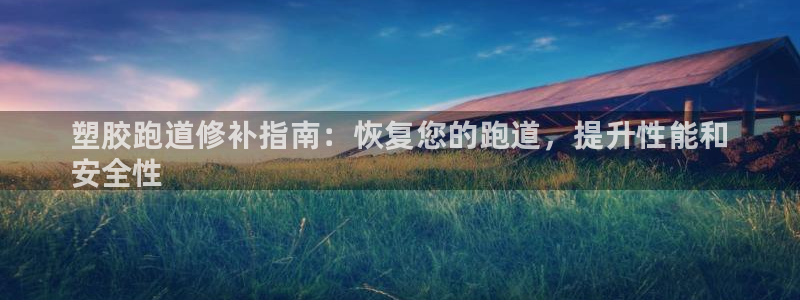 谈球吧的聊天软件叫什么来着：塑胶跑道修补指南：恢复您