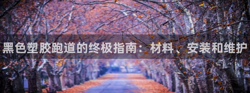 谈球吧官网在线入口手机版下载：黑色塑胶跑道的终极指南